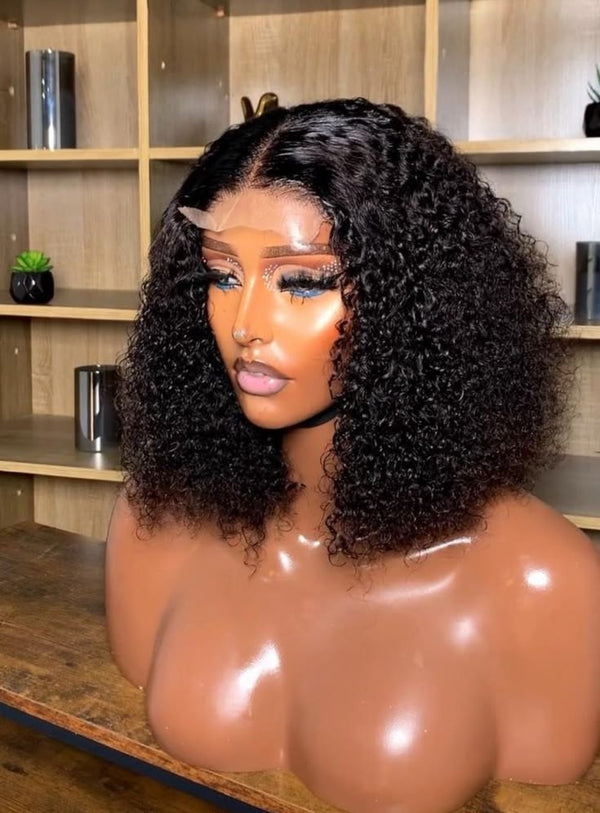 16 Double Drawn Cambodian Curls 13x4 Lace Frontal Unit