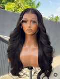 24" Glueless Bouncy Body-Loose Wave Double-Drawn Unit