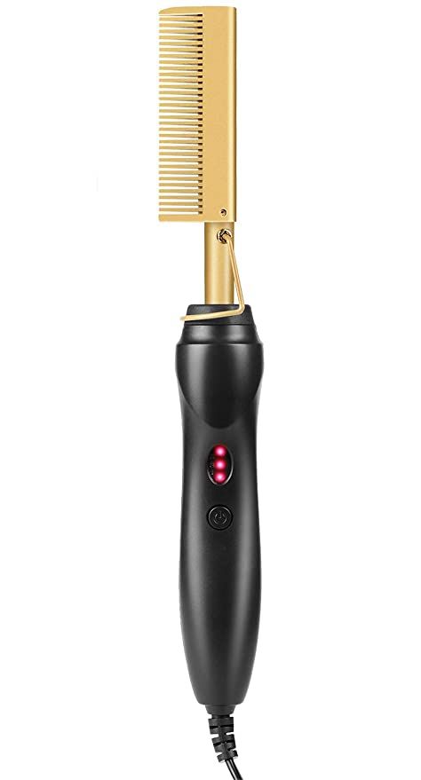 Hot Comb Hair Straightener Brush Hot Comb Pressing Electric Heat Electric Hair Brushes Styling Tools