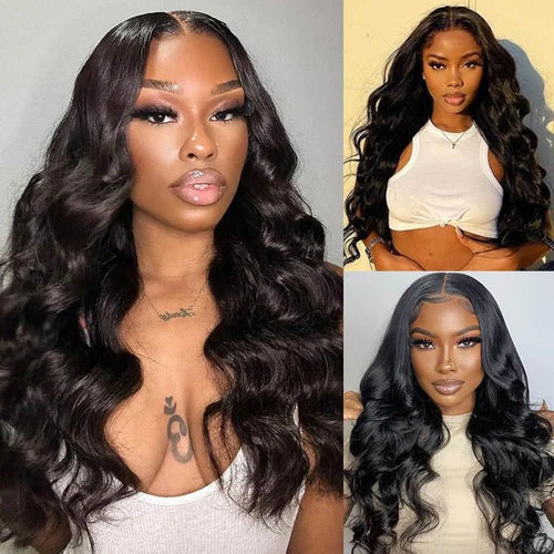 24" Glueless Bouncy Body-Loose Wave Double-Drawn Unit